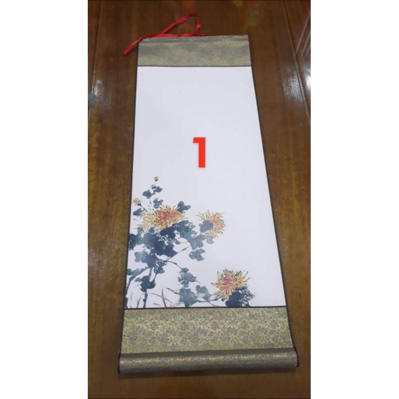 Biểu bo lụa viết thư pháp, có sẵn hình nền